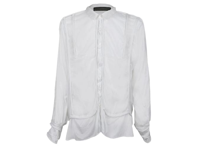 Autre Marque Camicia Diliborio Bianco Cotone  ref.702941