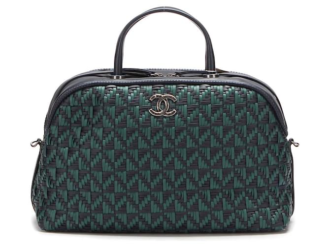 Chanel Woven Bowling Bag Pony-style calfskin  ref.703050