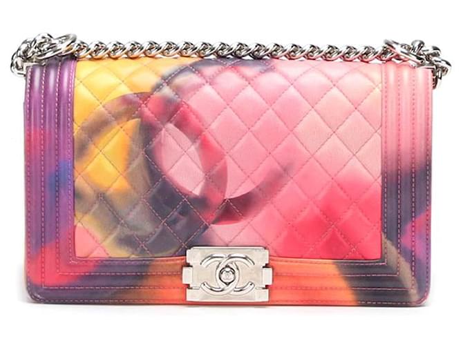 Chanel Spring 2015 Quilted Lambskin Flower Power Le Boy Bag  ref.703057