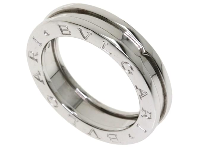 Bulgari Anillo Bvlgari B cero Plata  ref.703119