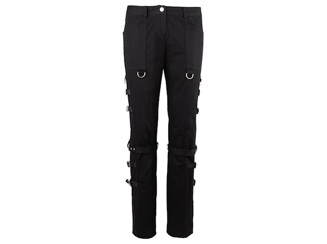 Dolce & Gabbana Trousers With Buckles Black  ref.703256