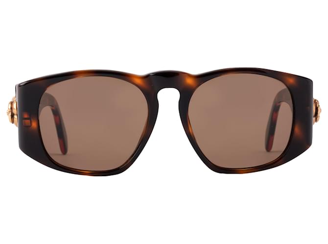 Chanel Square-Frame Sunglasses Golden Acetate  ref.703323