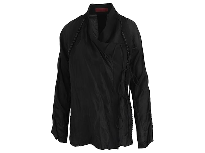Autre Marque Over shirt Black Silk  ref.703331