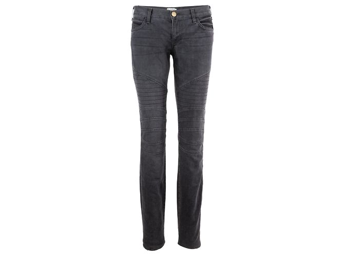 Current Elliott Jeans de corte slim con paneles Current/Elliott Negro 