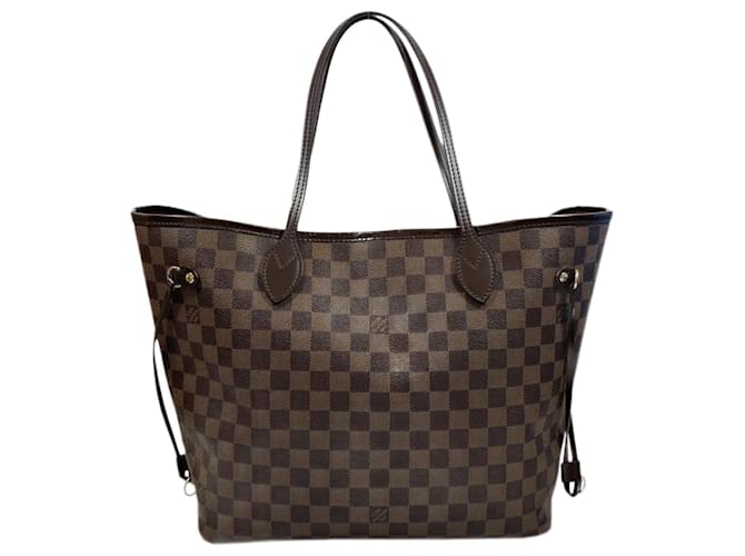Louis Vuitton Damier Ebene Neverfull MM with Pouch  ref.703379