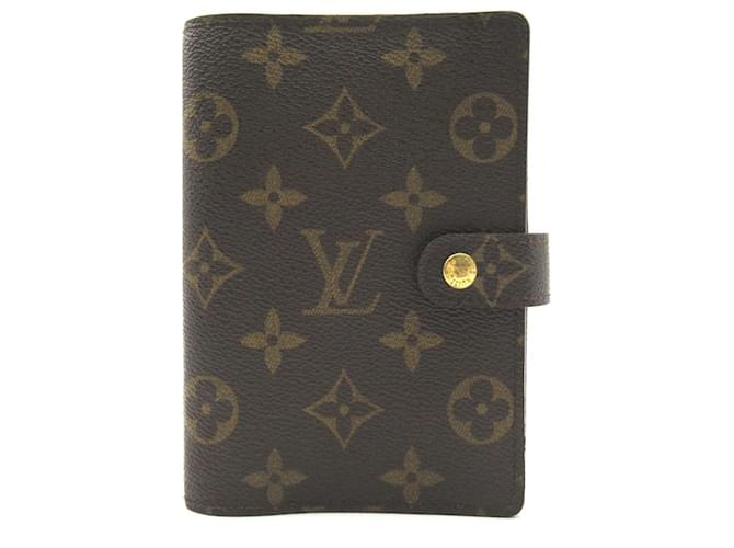 Portada de agenda con monograma y anillo pequeño de Louis Vuitton  ref.703380