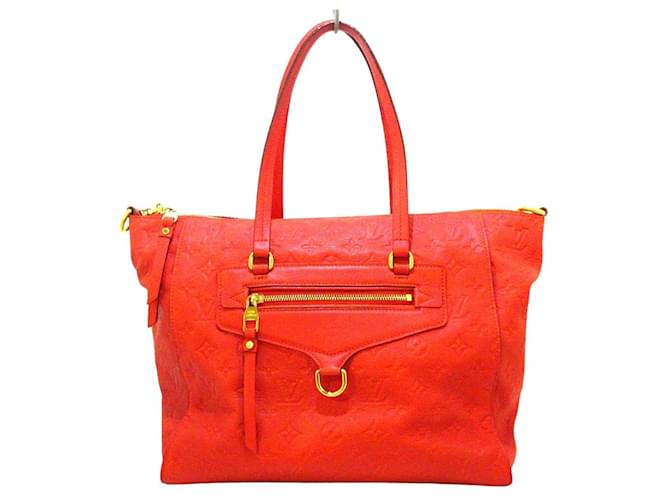 Louis Vuitton Lumineuse Handbag Red Leather  ref.703428