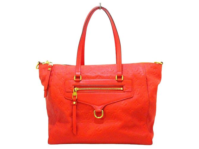 Louis Vuitton Lumineuse Handtasche Rot
