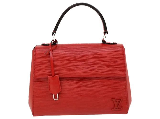 Louis Vuitton Cluny Handtasche Rot Leder  ref.703429