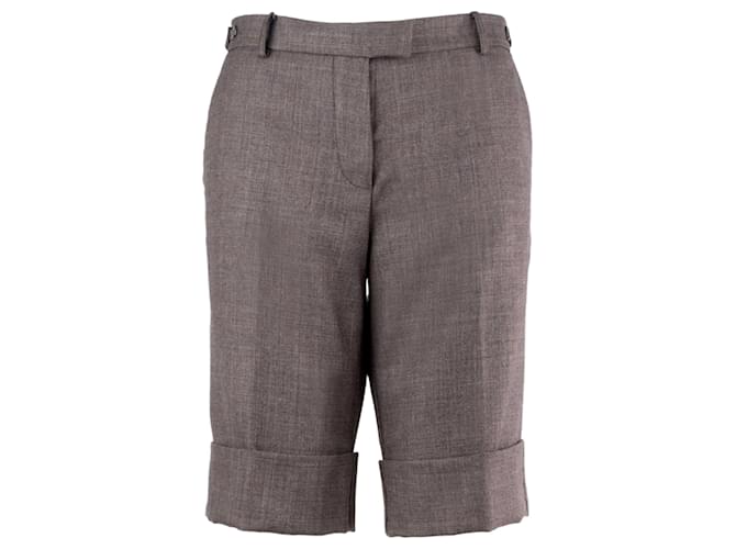 Autre Marque Bermuda shorts Grey Wool  ref.703521