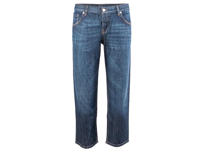 Prada Capri Jeans Blu Cotone  ref.703525