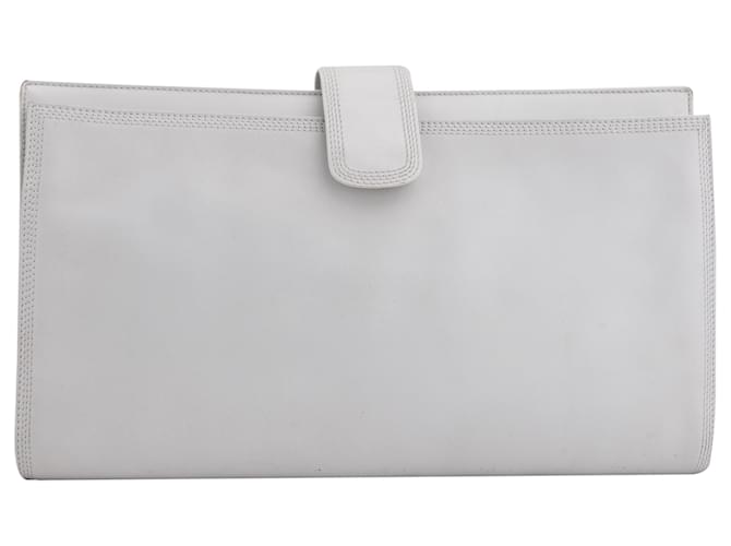 Loewe bolsa branca Branco Couro  ref.703607