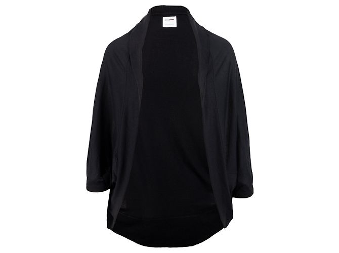 Schwarze Strickjacke von Hussein Chalayan 