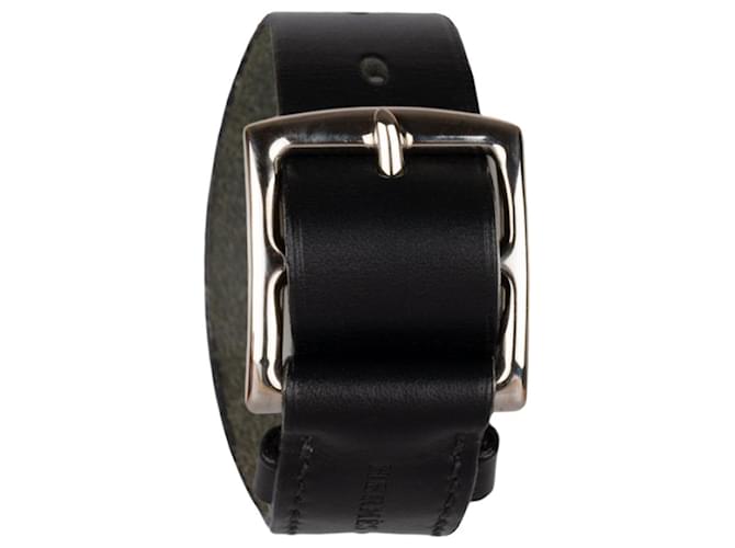 Hermès Leather Bracelet Black  ref.703750
