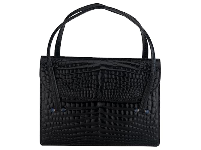 Autre Marque Collection Privée Black Handbag Noir  ref.703819