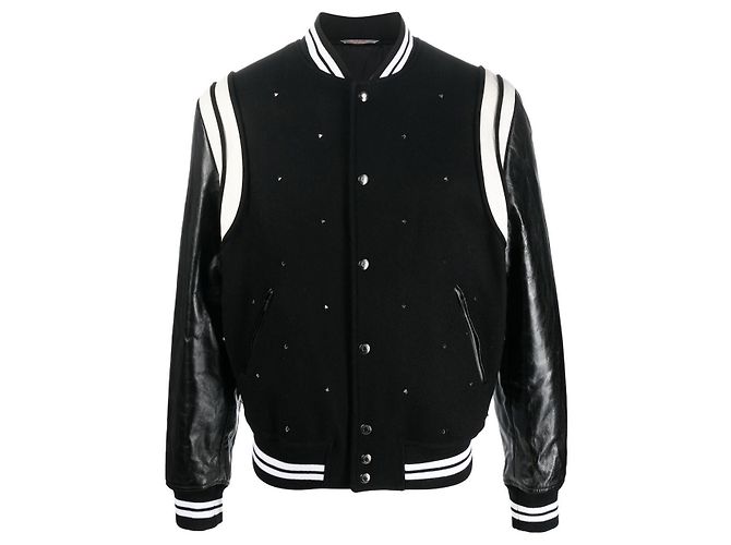 Valentino Bomberjacke mit Rockstud-Einsätzen
