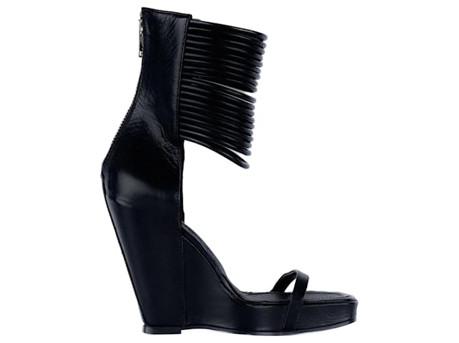 2024 Rick Owens Sabot Molded Wedge Heel Mule 38