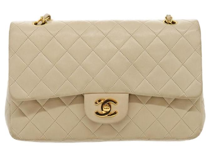 Chanel Timeless Cream Leather  ref.703932