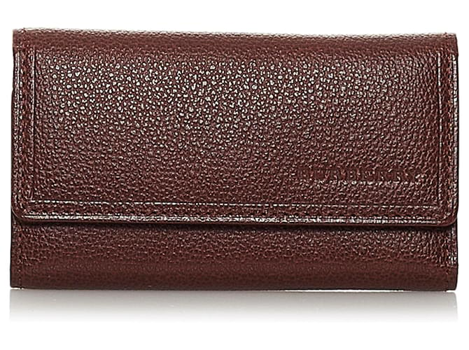 Burberry Leather Key Holder Brown Pony-style calfskin  ref.703965