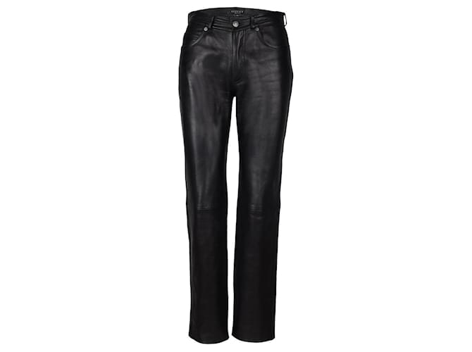 Gucci Leather Pants Black  ref.703991