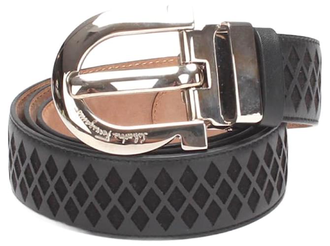 Salvatore Ferragamo Leather belt Pony-style calfskin  ref.703995