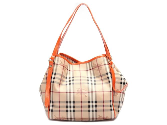 Burberry Canterbury-Tasche mit Haymarket-Karos  ref.704019