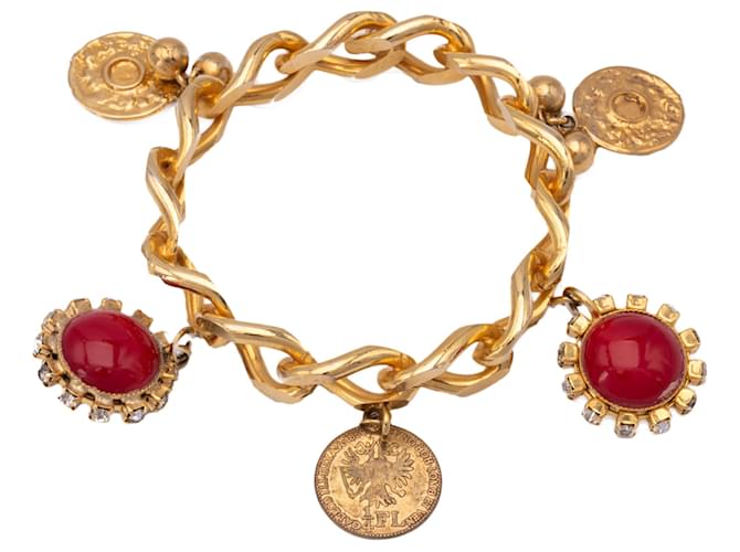 Autre Marque Collection Privée Bracelet Avec Charms Rouges  ref.704026