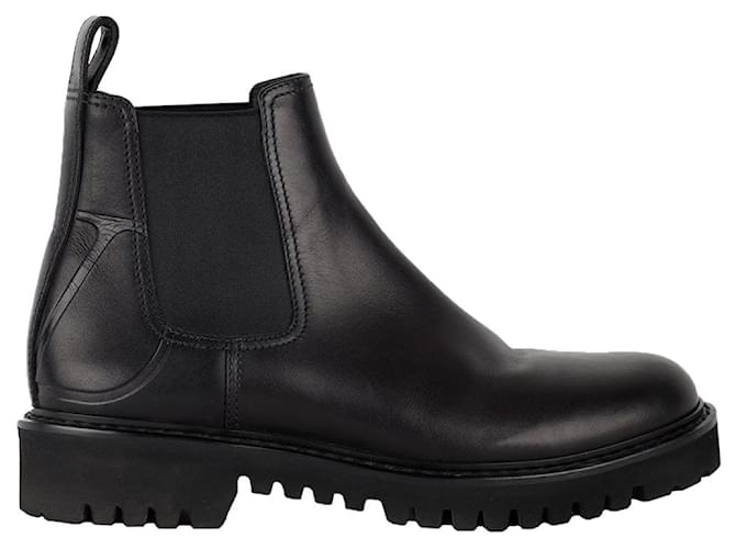Valentino Chelsea Boots Black Leather  ref.704085