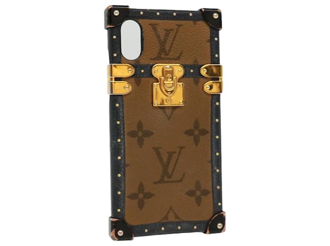 Louis+Vuitton+Eye+Trunk+Case+iPhone+X+Strap+Monogram+LV+Authentic+M62619  for sale online