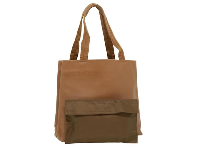 PRADA Tote Bag Leather Brown Auth ar7923  ref.704210