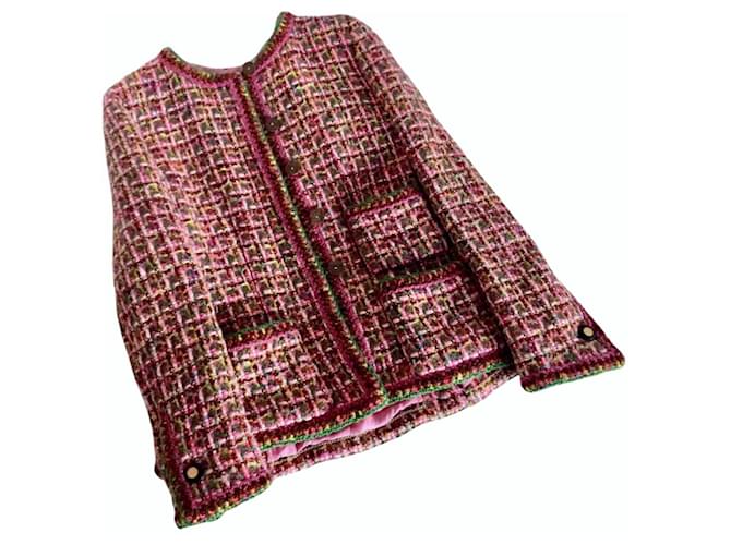 Chanel Jackets Multiple colors Tweed  ref.704224