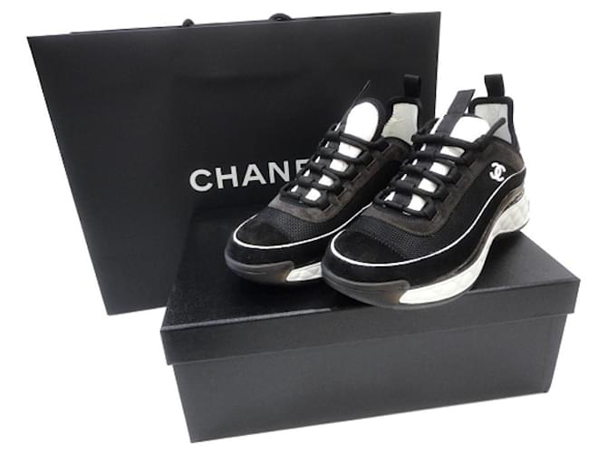 Chanel classic multicolor suede sneakers