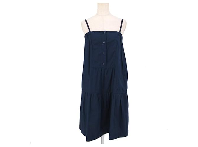 Miu Miu dress Navy blue Cotton  ref.704456
