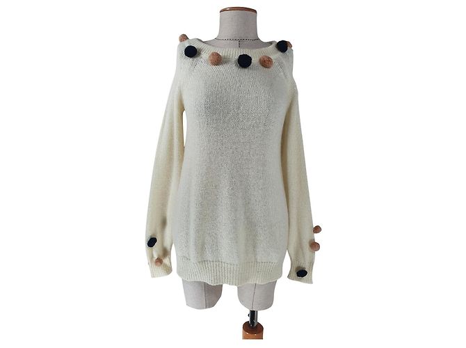 Autre Marque Aniye By Pullover Ecru Mohair 
