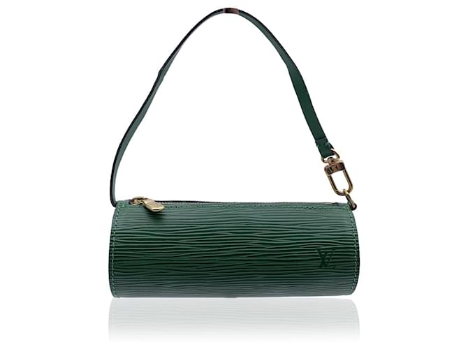 Louis Vuitton Green Epi Leather Mini Papillon Accessory Pouch  ref.704774