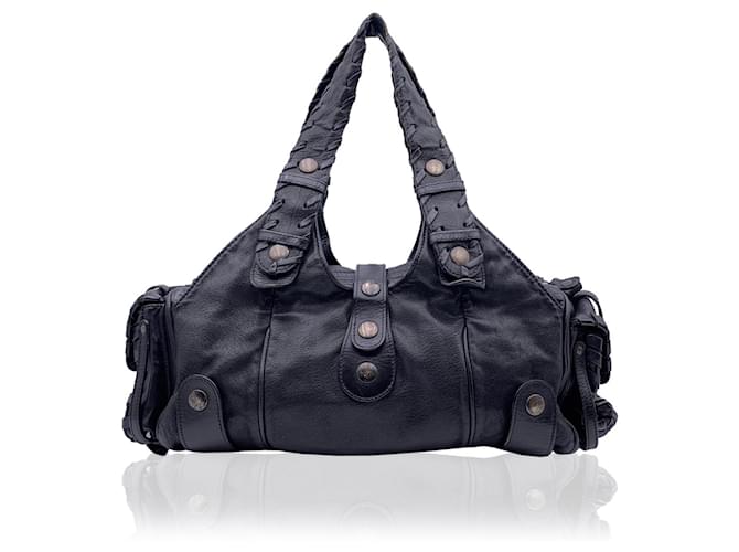 Chloé Black Leather Silverado Bag Tote Hobo Shoulder Bag  ref.704777