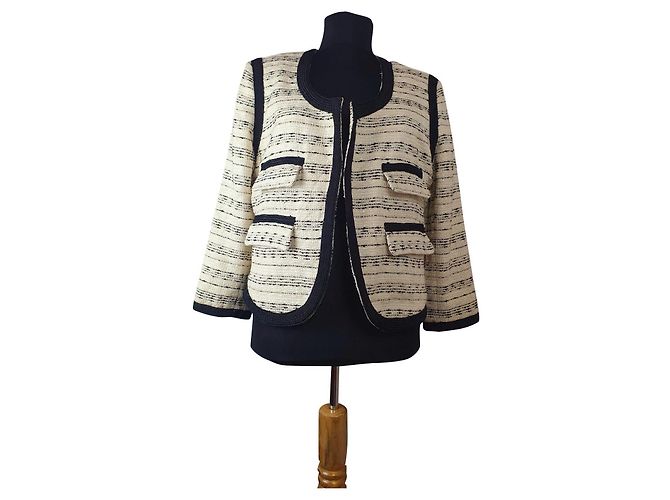 By Malene Birger Blazer Schwarz Weiß