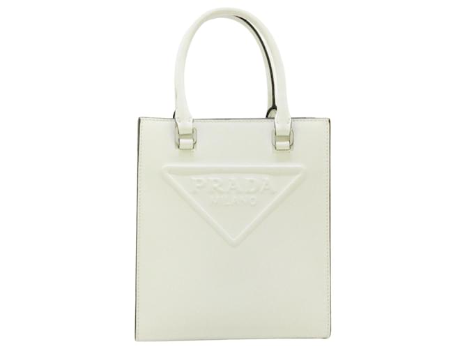 Prada White Leather  ref.705101