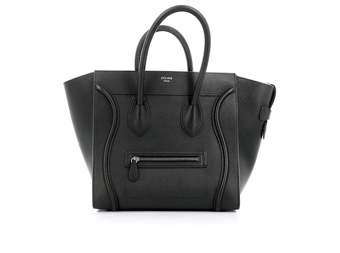 Céline Luggage Black Leather  ref.705160