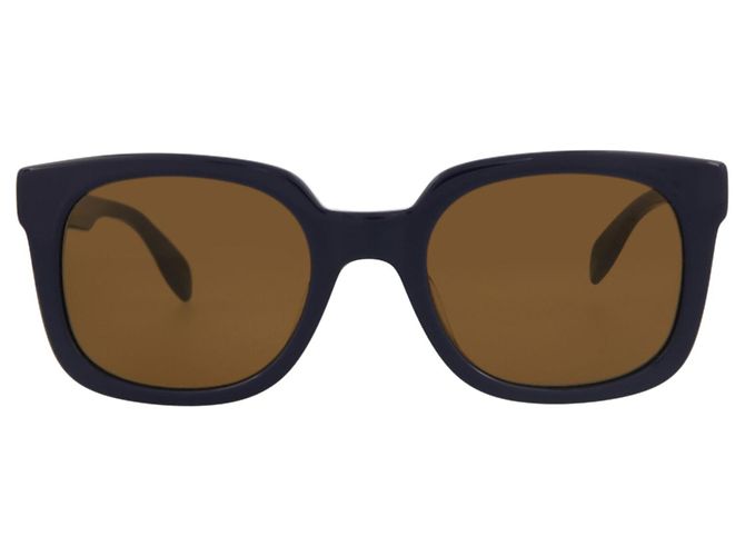 Alexander Mcqueen Square-Frame Acetate Sunglasses Blue