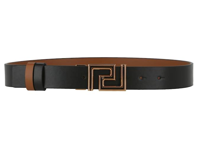 Versace Brown Belts for Men