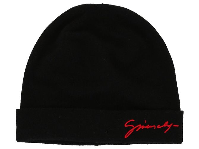 Berretto in cashmere con logo ricamato Givenchy