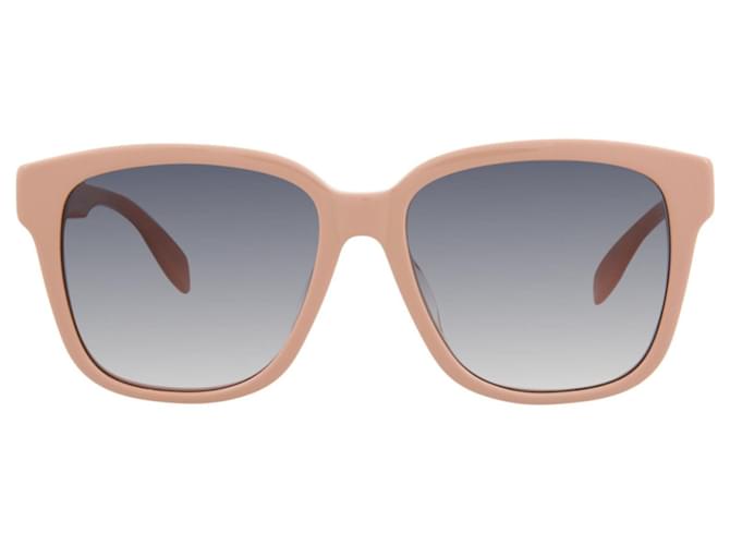 Alexander Mcqueen Square-Frame Acetate Sunglasses Pink Cellulose fibre  ref.705306