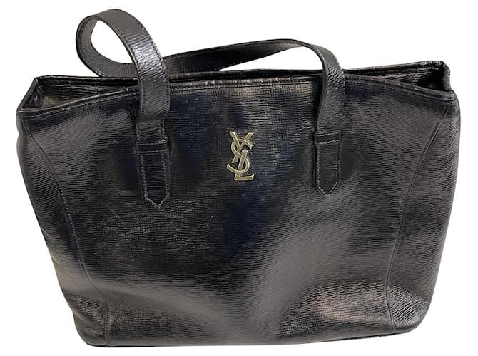 Saint Laurent Ysl handbag Black Leather  ref.705433