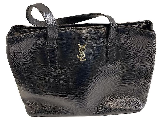 Saint Laurent Handtasche aus schwarzem Leder