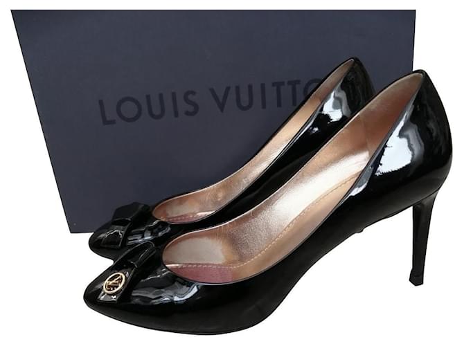 Louis Vuitton fidanzata Nero Pelle  ref.705435