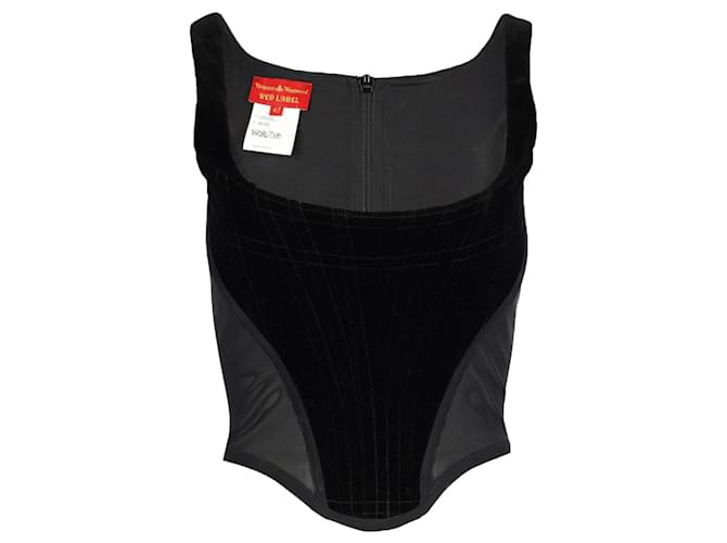Vivienne Westwood black velvet corset  ref.705438