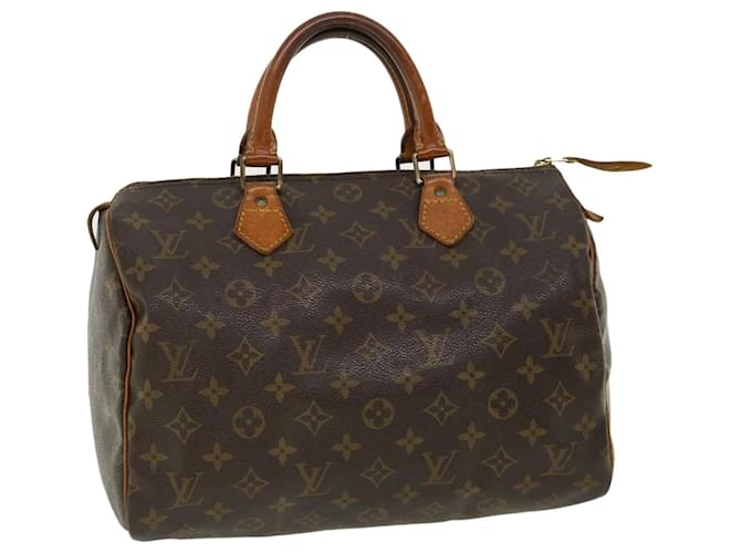 Louis Vuitton Monogram Speedy 30 Hand Bag M41526 LV Auth jk2832 Cloth  ref.705469
