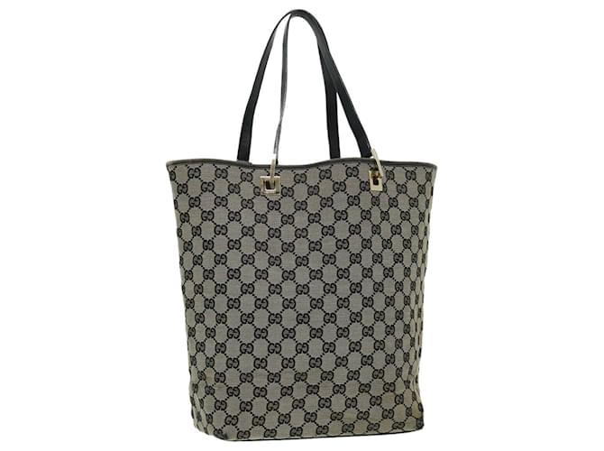 GUCCI GG Canvas Tote Bag Navy Auth ac1126 Navy blue Cloth  ref.705494