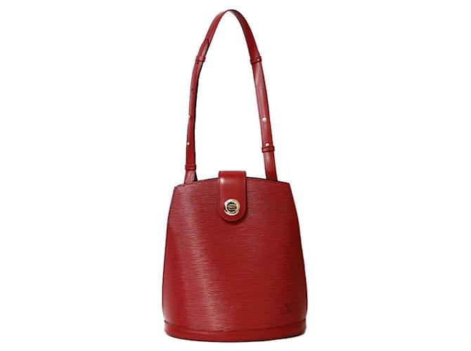 Louis Vuitton Cluny Red Leather  ref.705884